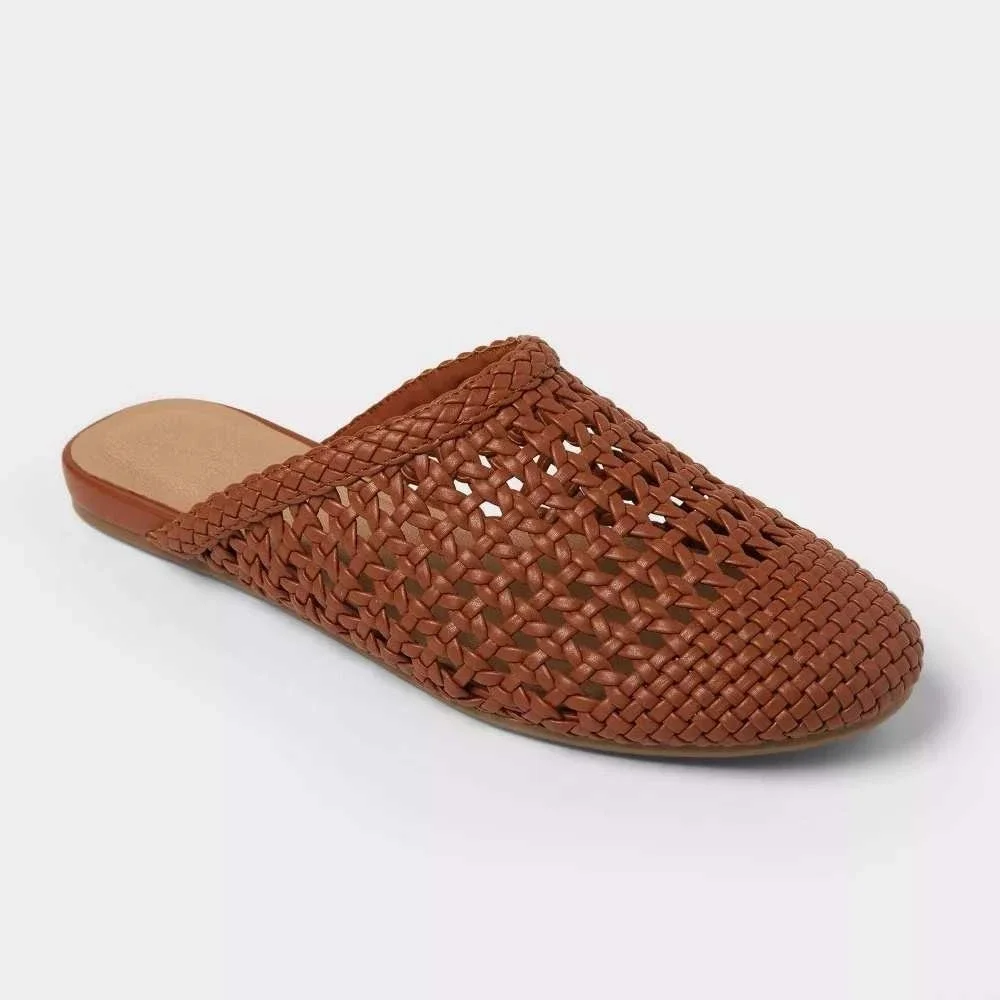 Women's Flats by Universal‎ Thread Rosaline Cognac Size 6 New With Tags